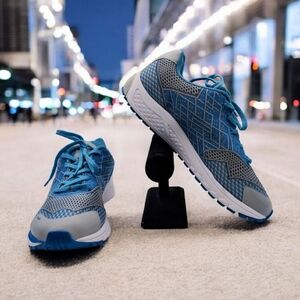 Propet One Sz 12 Women's Blue and Gray Athletic Sneakers Like New